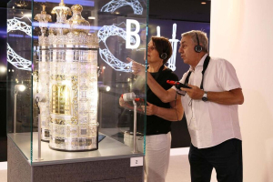 Visiteurs &agrave; l'Institut Culturel du Juda&iuml;sme &copy; Jean-Claude Dortmann